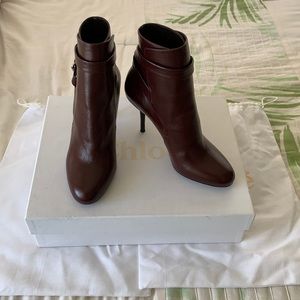 Chloe Classic High Heel Booties, 40.5/10.5